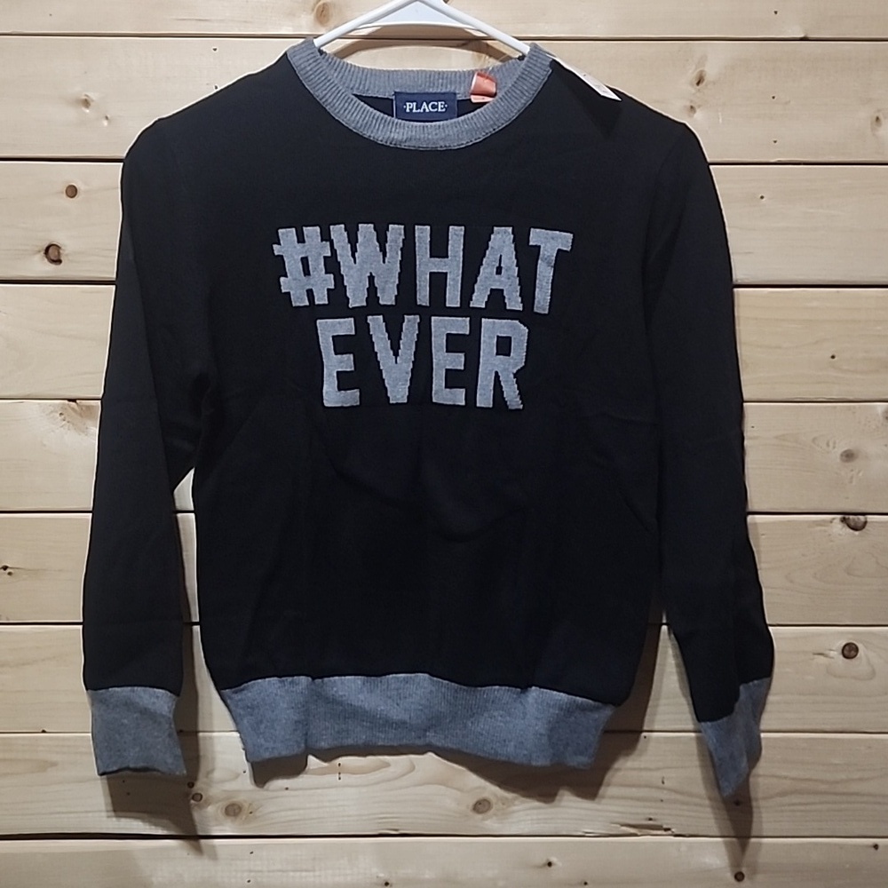 Children's Place WHATEVER Sweater Size 7/8 NWT